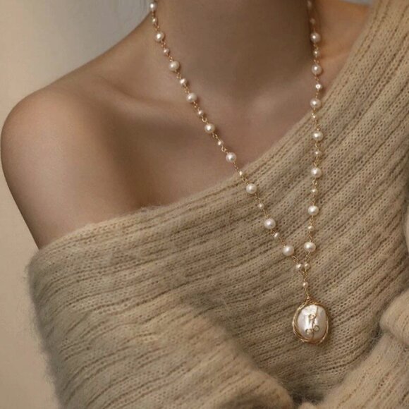 ✨ Elegant & Versatile Long Pearl Lariat Necklace ✨ - Picture 6 of 6